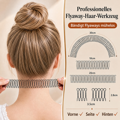 5 Stück U-förmige Haar-Styling-Clips – dehnbares welliges Design zum einfachen Fixieren von Pony und abstehenden Haaren, ideal für Dutt-, Hochsteckfrisuren und weitere Haarstylings 🌵