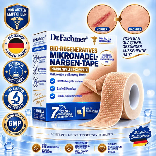✅Dr.Fachmer® Bio-regeneratives Mikronadel-Narbenpflaster