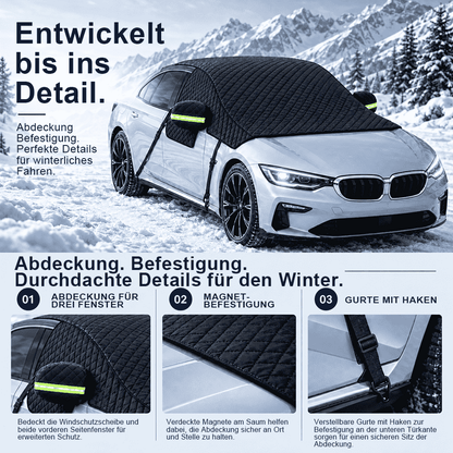 ❄️ Magnetische Windschutzscheibenabdeckung – Schutz vor Schnee, Eis und jedem Wetter