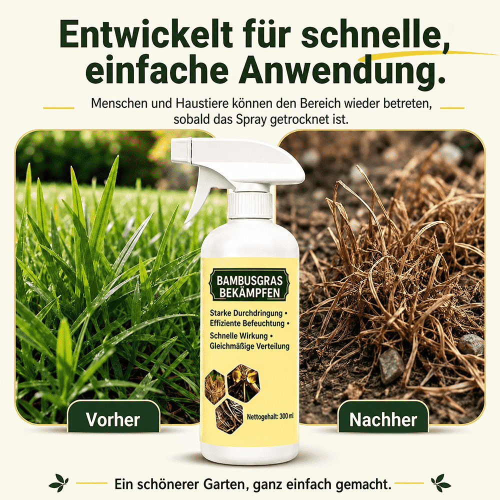 Schnell wirkendes natürliches Unkrautvernichtungsmittel mit langanhaltendem Schutz 🌼