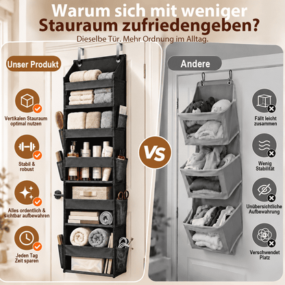 Tür-Organizer – Mehrfachtaschen-Aufbewahrung + Gratis-Haken