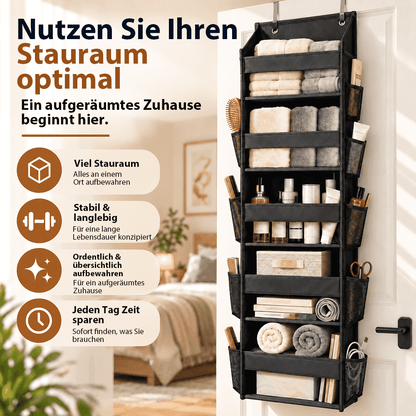 Tür-Organizer – Mehrfachtaschen-Aufbewahrung + Gratis-Haken