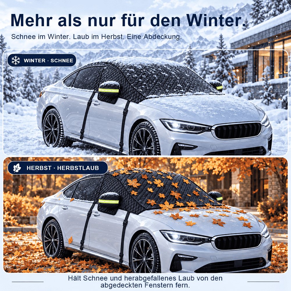 ❄️ Magnetische Windschutzscheibenabdeckung – Schutz vor Schnee, Eis und jedem Wetter