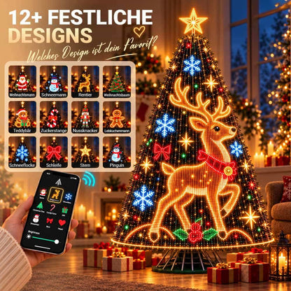 🎄Intelligente animierte Weihnachtsbaumbeleuchtung — Erwecken Sie Ihren Weihnachtsbaum zum Leben!🎅