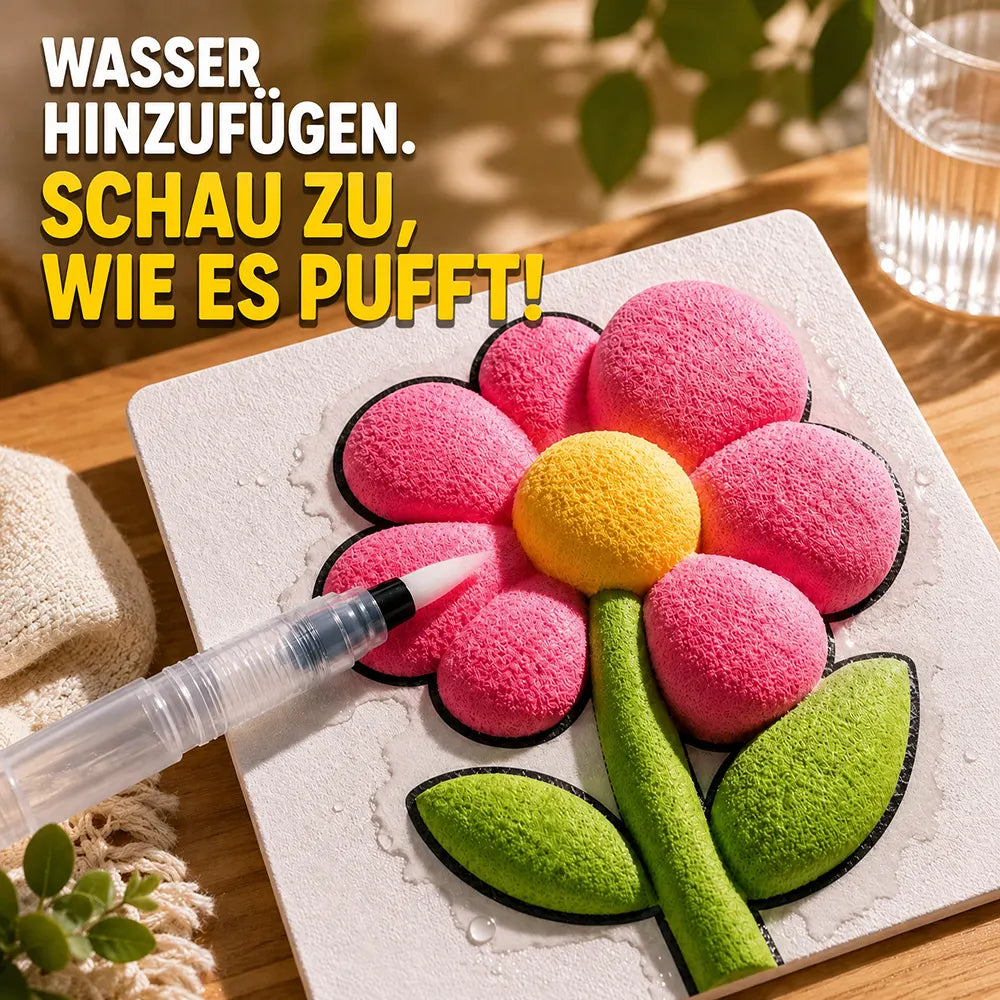 IEY® 3D Plusterpapier mit Relief-Effekt🌼