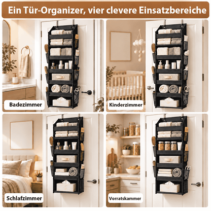Tür-Organizer – Mehrfachtaschen-Aufbewahrung + Gratis-Haken