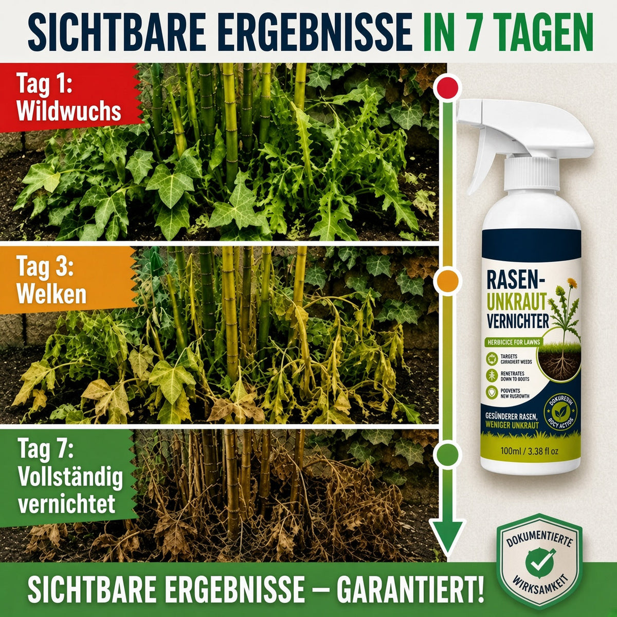 🔥 50 % RABATT 🌿 Unkraut-Stop – Wirksam gegen Unkraut & neues Wachstum | Garten, Wege & Hof ⚡