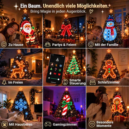 🎄Intelligente animierte Weihnachtsbaumbeleuchtung — Erwecken Sie Ihren Weihnachtsbaum zum Leben!🎅
