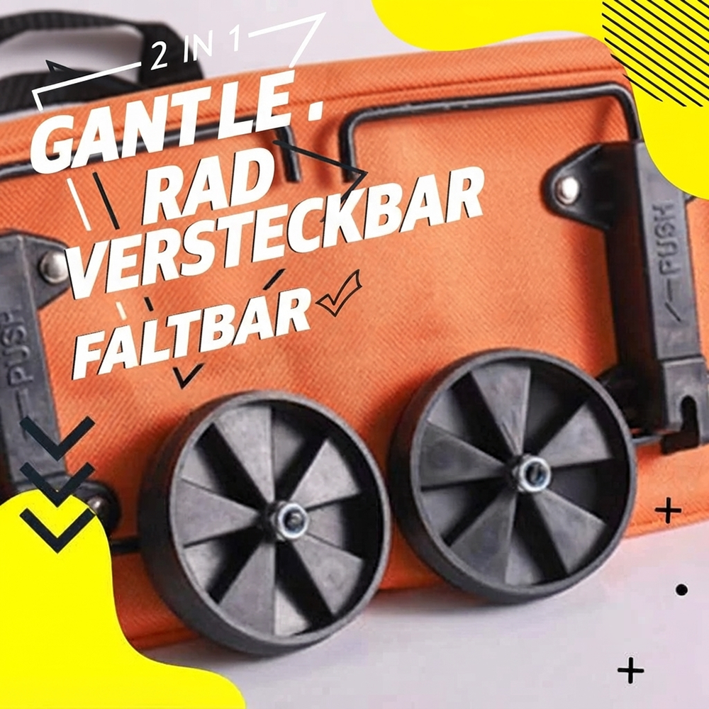 🛢️ Angebot 2026 – Mehr als 31.000 verkauft! 2-in-1 faltbarer Einkaufstrolley