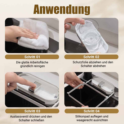 2-in-1 Spülbecken-Filterkorb mit Saugnapf – Beweglicher Abfallfilter mit Einweg-Abflussnetzen