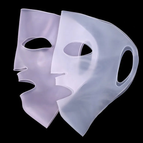 3D Silicone Face Mask Women Skin Care Moisturizing Lifting Firming Anti Wrinkle Reusable Gel Sheet Mask Facial Skin Care Tool